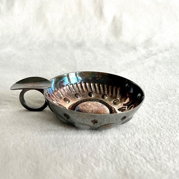 Vintage French Silver Plated Wine Tasting Cup | Sommelier Tastevin - Picture 1 of 16